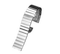 SYFCSEW Correa de reloj de metal de acero de precisión de 20 mm, 22 mm, 24 mm, compatible con la correa de acero Casio EFR-303L EQB-501 EFS-S500/S510, correa de reloj for hombre(SX-G01 silver,20mm)
