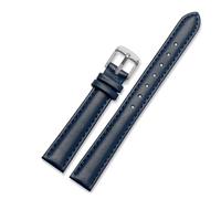 SYFCSEW Correa de reloj de piel auténtica compatible con Casio Citizen Fossil Plain Watch Strap Folli Ladies Bracelet Blue Pink Brown 14mm 16mm 18mm 20mm, 12mm, Ágata