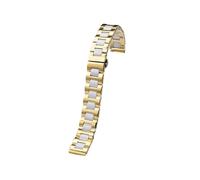 SYFCSEW Correa de reloj inteligente de 14mm Compatible con correa de reloj Garmin Lily 2 correa de reloj deportiva dinámica de moda Lily 2 generación(4101 gold white)
