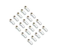 SYFDGDV Accesorios para Coches RC Compatible con AXIAL para SCX10 para Traxxas para Trx4 D90 1/10 RC Car Crawler 20 Piezas De Metal M3, Extremo De Barra De Acoplamiento, Rótula De Enlace