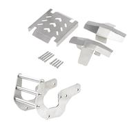 SYFDGDV Accesorios para Coches RC Compatible con LOSI para LMT RC Car Upgrade Parts Parachoques Delantero De Acero Inoxidable Y Protector De Eje para Placa De Protección De Chasis