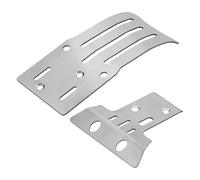 SYFDGDV Accesorios para Coches RC Compatible con Tamiya BB01 para BBX 1/10 RC Piezas De Mejora De Coche Metal Acero Delantero Y Trasero para Armadura De Chasis