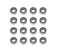 SYFDGDV Accesorios para Coches RC Compatible con Tamiya para BBX BB01 para Tamiya 1/10 RC Piezas De Mejora De Coche Accesorios 16 Uds Kit De Rodamientos Sellados(Black)
