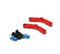 SYFDGDV Accesorios para Coches RC Compatible con Tamiya para TT02 Type-S TT02S 1/10 RC Car Upgrade Parts Accesorios 2 Piezas De Aleación De Aluminio Soporte De Brazo Superior 54651(Red)