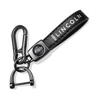 SyFednn Llavero Coche Piel Compatible con Navigator, Nautilus, Aviator, Corsair, Z, Llavero Personalizado Corto para Hombre y Mujer, Accesorios Llave Coche/Moto, Negro