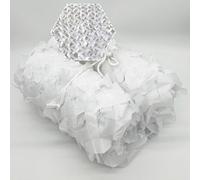 SYFNLPH Red de Camuflaje 150D, Blanca, 4 m, 5, 6, 8, 9 y 10, Reforzada con protección Solar, Ideal for Caza, Tiro, Acampada Cubiertas vehículos al Aire Libre(2x3m(6.6x9.8ft))