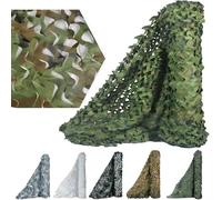 SYFNLPH Red de Camuflaje Jungla, Red Militar, Parasol for Parques y Coches al Aire Libre, Ideal for Acampar, Cazar Disparar, Tela Oxford 150D(7x8m(23x26.2ft))