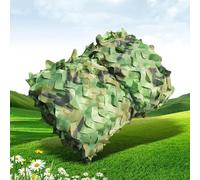 SYFNLPH Red de Camuflaje Resistente al desgarro, Red Militar, protección privacidad for cercas, toldo Ligero for Sombra, Ideal for sombrillas, Camping(1x1m(3.3x3.3ft))