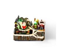 SYFUNLV Caja de música de árbol de Navidad, caja de música vintage con Navidad Lauren, caja de música decorativa de Navidad, regalo, decoración de micropaisaje, muñeco de nieve, alce, para niños
