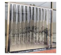 SYFXZZDS Lamas Persianas Verticales PVC Cortina Puerta Tira de PVC Tiras Vinilo por Comercio, Fábrica, Garaje, Personalizado (Size : 195x350cm/76.77x137.8in)