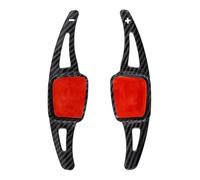 SYGDSG0 Compatible con VW for Golf 8 MK8 R for GTI for RLine 1 par de pegatinas extensión paleta cambio volante coche Accesorios interiores (rojo) Accesorios