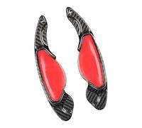 SYGDSG0 Cubierta de extensión palanca cambios volante fibra carbono for Lan&d Ro&ver Evoque Sport compatible con accesorios Jag&uar F-Pace E-Pace XE XF XJ-Negro Accesorios