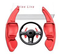 SYGDSG0 Paleta de cambio volante compatible con Toyota Etios Liva 2011-2023 2 piezas aleación aluminio for coche, extensión palanca cambios Accesorios