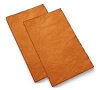 Syglawnd 2 Paquetes de Papel de arroz orgánico, Rollo de Papel de arroz Hecho a Mano para Escritura Regular y Cursiva, 35x44 cm (50 Hojas/Paquete), Hanji