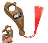 Syglawnd Contador Digital de Dedos, Contador de Cuentas de Buda, Cuenta Digital de Mano con Pantalla LCD para oración Budista, Estilo 2, Cuenta Manual para Uso Diario