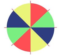 Syglawnd Juguetes de paracaídas para niños, paracaídas para niños con Asas, arcoíris de 10 pies para Juegos cooperativos de Equipo de Grupo de Gimnasia, Juguetes de Juego Multicolores para 10-16