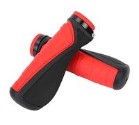 SYH&AQYE Puños de Bicicleta, Diseño Ergonómico y Cómodo Puños de Bicicleta Puños de Manillar de Bicicleta con Bloqueo Antideslizante para MTB BMX Road Mountain Bike(Rojo)