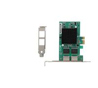 SYH&AQYE Tarjeta de Red con Ranura PCI-E 1X, Tarjeta Gigabit Ethernet de 10/100/1000Mbps, Compatible con Tarjeta DD Red de Gestión Remota para Controlador Gigabit 82575
