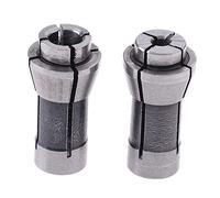 SYHML-SHOP 2 unids Cono de Collar, máquina de molienda de 3 mm / 6mm de Pulido de sujeción de Collar de Grabado Chuck 27x10mm bit de enrutador Chuck Chuck Adaptador de sujeción