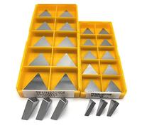 SYHML-SHOP Cortadores de carburo de tungsteno Inserciones Set-10pcs TPMN160308 VP15TF TPMN220408 U Herramienta de torneado de molienda de Herramientas de carburo TI20T