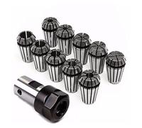 SYHML-SHOP ER11 Collet Chuck y ER11 Collet Set 7pcs, Eje del Motor de coleta de Resorte 5 mm Soporte de Varilla de extensión 65mn Acero de Acero de Acero elástico Fuck for CNC Molienda