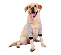 SYHSYC Codera elástica para perros, color gris, algodón, recuperación postoperatoria, prevención de lesiones, apoyo artrosis, alivio de ansiedad