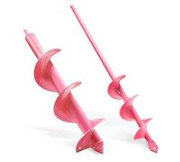 SYITCUN Broca de tierra para taladro, 9 x 40 cm, 4 x 42 cm, broca pesada para jardín, para bulbos, flores y árboles pequeños, robusto taladro para cebolla, plantador de turbo y suelo para jardín