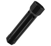 SyiXute 1 Piezas Llave de Tubo para Lavabo,M34-40 Llave Tuerca Grifo,Acero al Carbono Llave de Tubo para Grifo y Fregadero,Negro