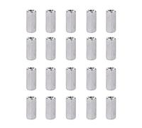 SyiXute 20 Piezas Tuerca Hexagonal Larga,M6 Tuercas de Acoplamiento Hexagonales,Tuerca Hexagonal de Acero al Carbono para el Hogar,Oficina,Equipo de Comunicación (M6*10 * 20mm)