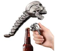 Syiyunran Abridor De Botellas Latas Tarros Abrebotellas PortáTil Cerveza Jar Opener - 1 Unidad, Creativo Forma Calavera Abrelatas, Regalo Cumpleaños para Hombres, Abre Botes Abrelatas Profesional