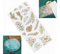 Syiyunran Aesthetic Stickers - 8,5x17,5cm，Pegatinas Infantiles Planta Estética Scrapbook Accesorios Retro Para Album Fotos Diario Diy Arte Manualidades Scrapbooking Stikers Personalizados Decorativas