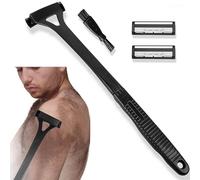 Syiyunran Corporal Hombre Maquinilla Afeitadora Máquina Afeitar Espalda Depiladora - Incluye 2 Cabezales Afeitado y Cepillo Limpieza Pequeño, Adecuada para Body el Vello