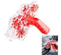 Syiyunran Limpiador De Cadenas Bicicleta Cepillo Transparente Sumergir - Rojo, 1 Unidad, Limpia Desengrasante Bicicletas Accesorio Transmisiones, para Carretera, Montaña, Limpieza