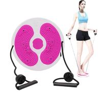 Syiyunran Tabla De Equilibrio Disco - Rosa 1pc Cintura Giratoria Con CordóN Giratorio Que Moldea El Cuerpo Tocadiscos Para Entrenamiento En Casa Placa Retorcimiento Bandas