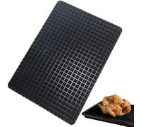 Syiyunran Tapete Silicona Horno Alfombrilla Estera - Molde Reductor De Grasa Para Hornear Galletas Crujientes Resistente Calor Con Tacos Piramidales Fácil De Limpiar Reutilizable Para Horno Parrilla
