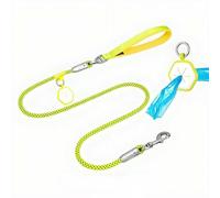 SYJYM - 2 correas de regalo y 1 correa para perro que no pellizca, bonita correa especial grande para caminar para mascotas