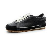 SYJYM - Tenis planos para mujer, zapatos de entrenamiento moral, antideslizantes, talla grande, zapatos deportivos para mujer, Black, 38.5 EU