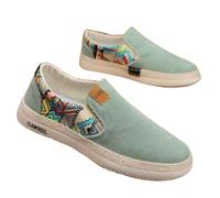 SYJYM - Zapatos de tela para hombre, transpirables, informales, de un pie, de lona blanca, a la moda, A12, 41 1/3 EU