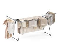 SYKIARIOL Tendedero de ropa, tendederos de ropa con alas, estante de secado extensible, estante de secado plegable para ropa interior, secadora de ropa que ahorra espacio