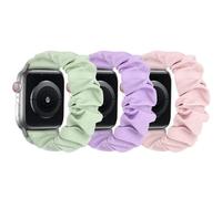 sylacor Correas de coletero compatibles con Apple Watch para niños, bonita correa elástica transpirable para iWatch Series 10, 9, 8, 7, 6, 5, 4, 3, SE, SE2, muñecas pequeñas, niños y niñas