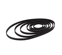 SYLALE Correa de distribución GT2 de Caucho de Circuito Cerrado for Impresora láser CNC 3D, Longitud de 1000 mm a 1340 mm, Ancho de Cinta transportadora de 6 mm(2GT-1164-6)