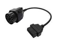 Sylkeov Cable Adaptador OBD2 a 20 Pin Compatible con BMW Herramientas de Diagnóstico - Compatibilidad con Modelos E36, E31, E32, E34, E39, E38, E53 X5, Z3, Conector Durabilidad 40cm