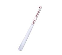 SYLLABARY Calzador de plástico unisex de 60 cm, con mango largo, para poner y quitar botas con agarre cómodo, White, Talla única