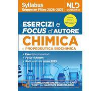 Syllabus semestre filtro medicina esercizi e focus d'autore di chimica e propedeutica biochimica 2026. Nuova ediz. Con software di simulazione