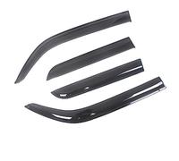 SYLTER Cortavientos ventanilla Coche para Dodge para Avenger 2008-2014 Auto Ventana Lateral Deflectores De Viento Viseras Black Rain Guard Visor Puerta Tonos Ventilación Dark Smoke