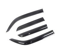 SYLTER Cortavientos ventanilla Coche para Ford para 2015-2021 Año Auto Ventana Lateral Viento Deflectores Viseras Black Rain Guard Visor De Puerta Tonos Ventilación Dark Smoke