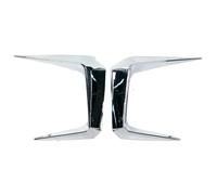 SYLTER Faro Antiniebla Para Toyota Para RAV4 2020 2021 Faros Antiniebla Delanteros Cejas Párpados Cubierta Embellecedora Protector Lámpara Antiniebla Cubierta Antiniebla(One pair chrome)