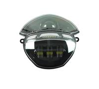 SYLTER Faros Delanteros Moto Faro Delantero LED Completo Motocicleta para Ducati para Monster 696 695 795 796 1100 1100S M1000 100 W Foco Led para Moto(Negro)