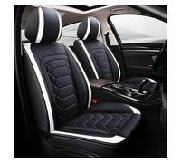 SYLTER Fundas para Asientos para Infiniti Todos Los Modelos para FX EX JX GM QX50 QX56 Q50 Q60 QX80 ESQ FX35 QX70 Q70L QX60 Cubierta De Asiento Coche Accesorio Cuero(White Black)