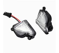 SYLTER Lámpara Señal Giro Lámpara Luz Charco Para Espejo Lateral De Coche Sin Error Para Skoda Para Octavia MK2 A5 Para Super B B6 3T 2009-2012 LED Señal Giro Dinámica(Puddle Light)